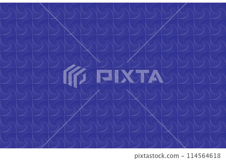 Illustration pattern, Abstract Geometric Style. Repeating of abstract violet line in square on blue background. Illustration pattern, Abstract Geometric Style. Repeating of abstract violet line in square on blue background. 114564618