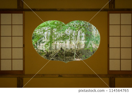 京都地藏院（竹寺）茶室設有伊目窗 114564765