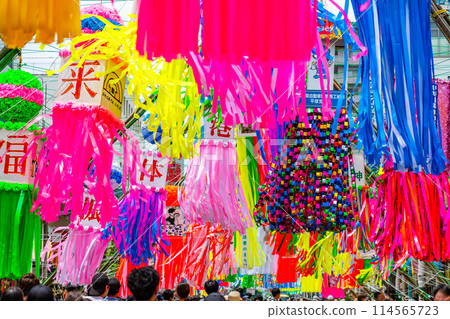 [神奈川縣] 裝飾華麗的湘南平塚七夕節 114565723