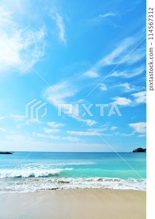 Katsuura in summer, Chiba Prefecture, blue sky and sea Katsuura in summer, Chiba Prefecture, blue sky and sea 114567312