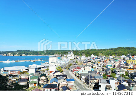 Chiba Prefecture, Katsuura under the blue sky Chiba Prefecture, Katsuura under the blue sky 114567318