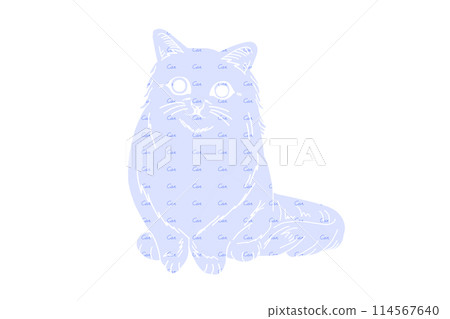 A pastel blue foreign cat looking at you A pastel blue foreign cat looking at you 114567640