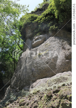 Kumano rock carved Buddha "Acala Statue" Kumano rock carved Buddha "Acala Statue" 114568151