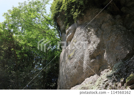 Kumano rock carved Buddha "Acala Statue" Kumano rock carved Buddha "Acala Statue" 114568162