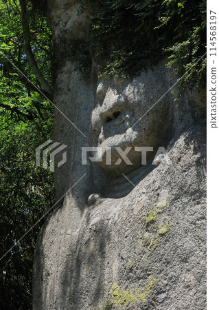 Kumano rock carved Buddha "Acala Statue" Kumano rock carved Buddha "Acala Statue" 114568197