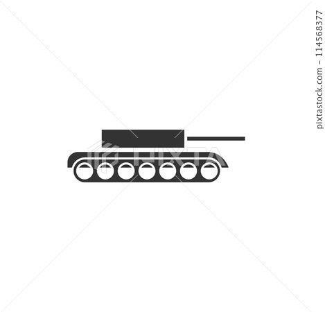 Tank icon flat 114568377