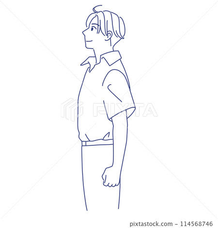 微笑的男學生,對夏天充滿動力 微笑的男學生,對夏天充滿動力 114568746