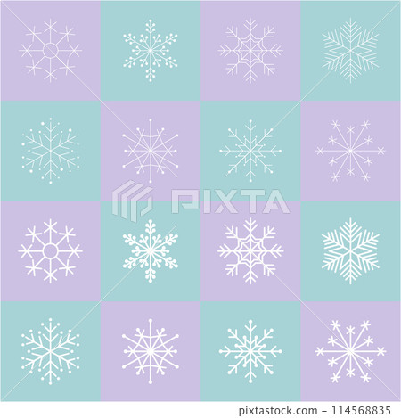 Vector illustration of winter snowflake. 114568835