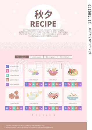 Asian Thanksgiving image and Korean traditional food recipe event site(caption: Chuseok - Asian Thanksgiving Day) 114569536