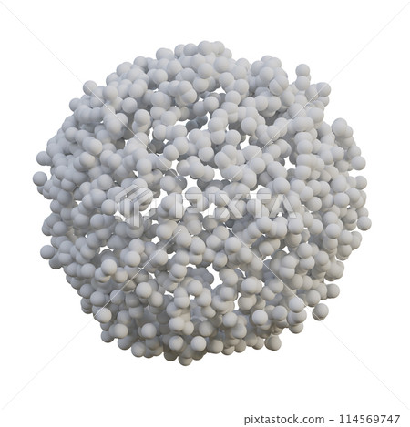 Abstract background with spheres shapes. Modern cover design. 114569747