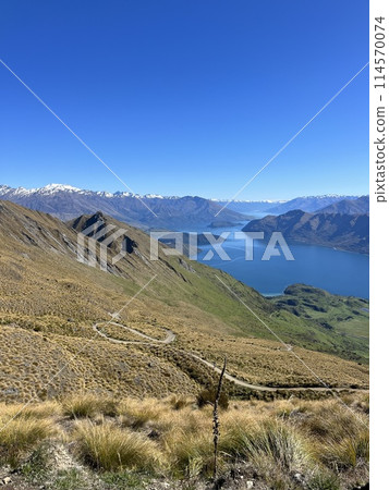 Roy's Peak Track, Wanaka, South Island, New Zealand Roy's Peak Track, Wanaka, South Island, New Zealand 114570074