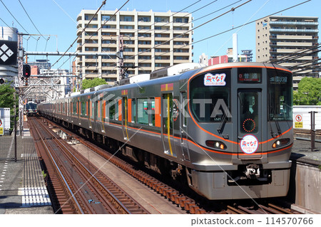 [JR-O]大阪環狀線323系列列車（大阪目的地活動） 114570766