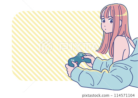 動漫觸摸女孩玩遊戲 動漫觸摸女孩玩遊戲 114571104