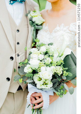 Garden wedding bride bouquet 114571250