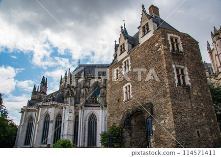 View of the French countryside of Nantes View of the French countryside of Nantes 114571411