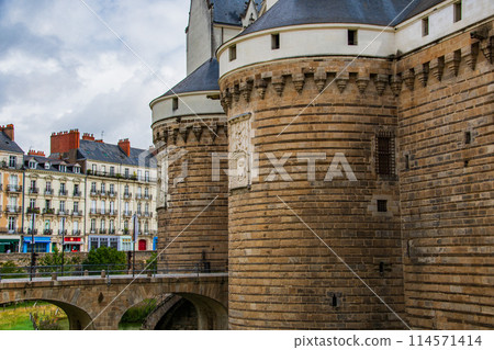 View of the French countryside of Nantes 114571414