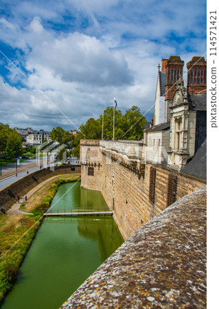 View of the French countryside of Nantes 114571421