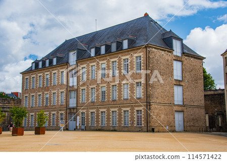 View of the French countryside of Nantes 114571422