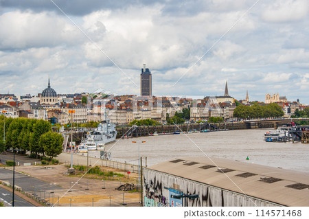 View of the French countryside of Nantes View of the French countryside of Nantes 114571468