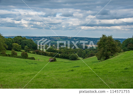 A view of the Cotswolds, a beautiful suburb of England 114571755