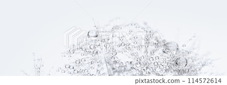 Beautiful dew drops on dandelion seed macro. Beautiful soft blue background. Water drops on parachutes dandelion. soft focus on water droplets. abstract background. Macro nature. Beautiful dew drops on dandelion seed macro. Beautiful soft blue background. Water drops on parachutes dandelion. soft focus on water droplets. abstract background. Macro nature. 114572614