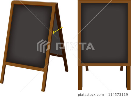 Easel and cute easel frame 114573119