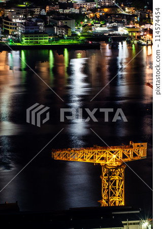 Night view from Mount Inasa Observatory (Giant Cantilever Crane) [Nagasaki City] 114574454