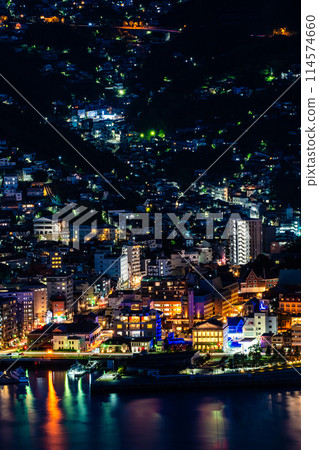 Night view of Nagasaki city from Mount Inasa Observatory [Nagasaki City] 114574660