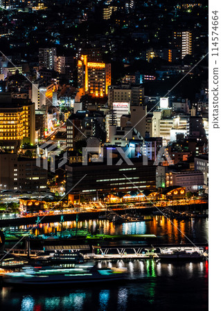 Night view of Nagasaki city from Mount Inasa Observatory [Nagasaki City] 114574664