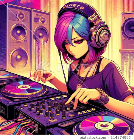 女DJ操作 114574995