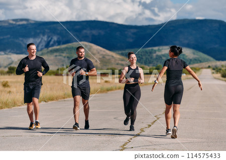 Preparation of the athletic team for the Athletic Marathon Journey 114575433