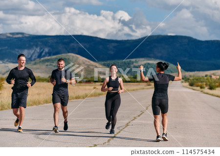 Preparation of the athletic team for the Athletic Marathon Journey 114575434
