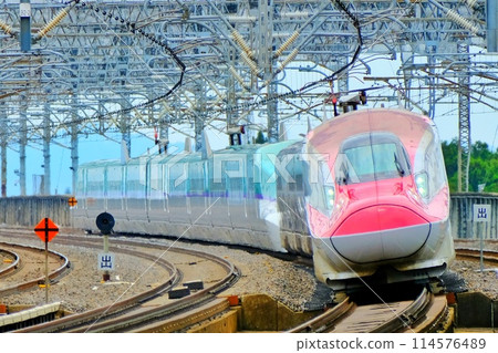 新幹線高速通過那須鹽原站 新幹線高速通過那須鹽原站 114576489