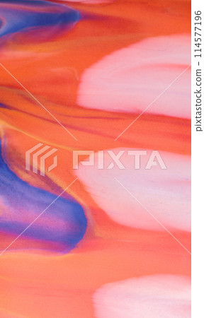 Flowing waves of bright pink and yellow blend seamlessly. Flowing waves of bright pink and yellow blend seamlessly. 114577196
