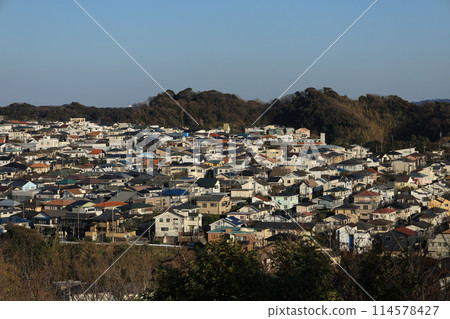 Residential area of Shichirigahama, Kamakura 114578427