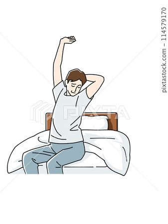 A man's daily routine A man's daily routine 114579170