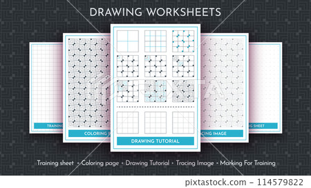 How to Draw a Pattern. Step by Step Drawing Tutorial. Draw Guide Worksheet. Simple Instruction for Kids and Adults How to Draw a Pattern. Step by Step Drawing Tutorial. Draw Guide Worksheet. Simple Instruction for Kids and Adults 114579822