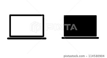 Illustration Vector Graphic of Laptop icon template 114580904