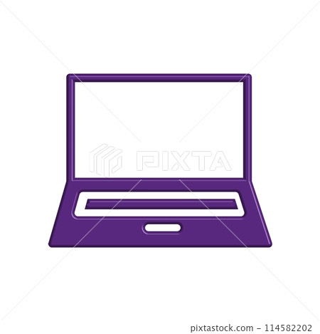 Illustration Vector Graphic of Laptop icon template Illustration Vector Graphic of Laptop icon template 114582202