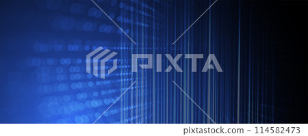 Cyber security and information or network protection. Future cyber technology web services for business and internet project. Vector art Cyber security and information or network protection. Future cyber technology web services for business and internet project. Vector art 114582473