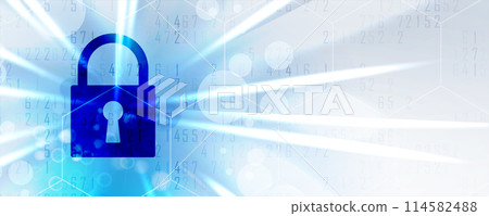 Cyber security and information or network protection. Future cyber technology web services for business and internet project. Vector art 114582488