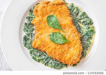 Chicken Milanese cutlet 114582688
