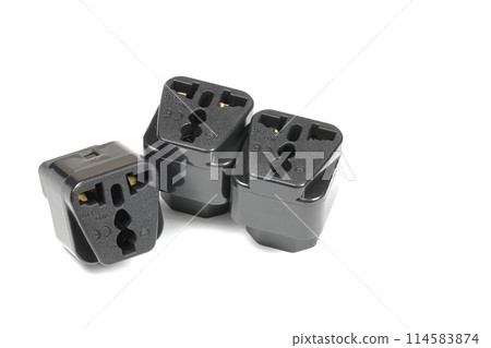 IEC connector, APC adapter IEC320 C14 male to Universal Female for convert ac power of household and similar general purposes.Adapter for connecting power supply cords to electrical appliances. 114583874