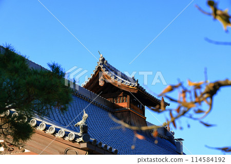 The fortress or rampart standing high in ancient castel of japan, The fortress or rampart standing high in ancient castel of japan, 114584192