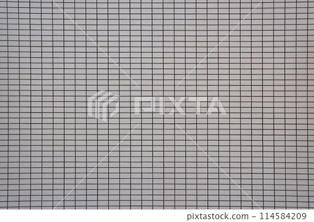brick wall, wide panorama of masonry, bricklaying texture background. 114584209