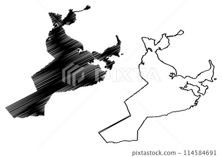 Quincy City, Massachusetts (United States cities, United States of America, us, usa city) map vector illustration, scribble sketch City of Quincy map 114584691