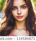 16歲羅馬尼亞美女，表情明亮，背景清麗。 114584871