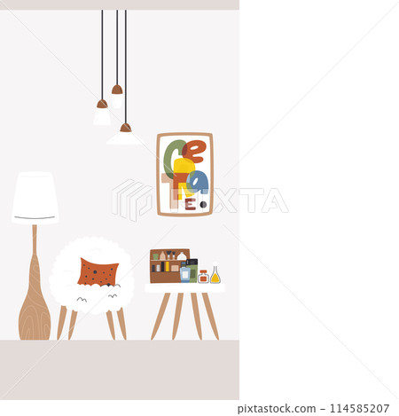 Make up place vector flat interior with copy space Make up place vector flat interior with copy space 114585207