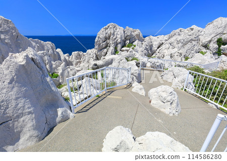 [Wakayama Prefecture] Shirasaki Marine Park on a clear day 114586280