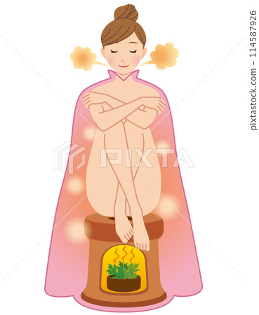 Mugwort steaming, warming, beauty, women Mugwort steaming, warming, beauty, women 114587926